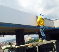 EIFS Cladding installation at a Hotel and condominium  (7)