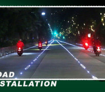 SOLAR ROAD STUDS INSTALLATION